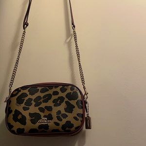 Coach. crossbody red bag